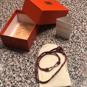James Avery Infinity Leather Bracelet
